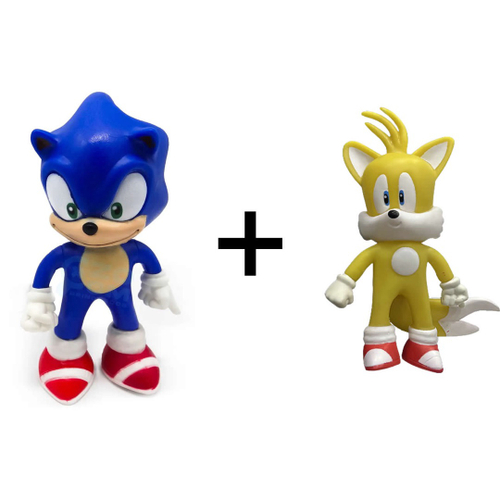 Coleção Boneco Action Figure Super Sonic Amarelo The Hedgehog 16cm