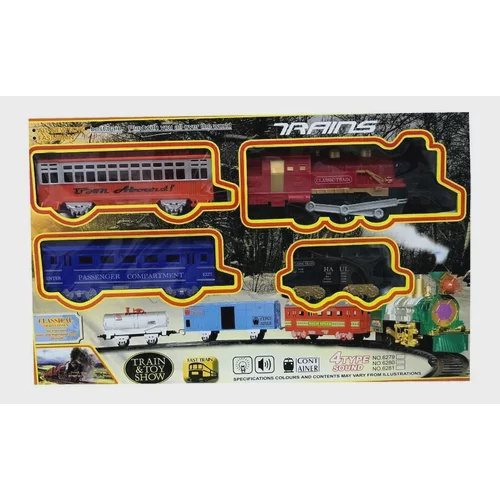 Ferrorama Trem Elétrico Luz E Som Locomotiva Trenzinho - oestesom