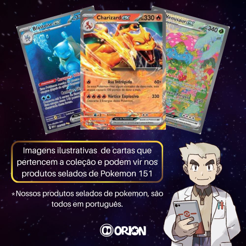 Jogo de Cartas - Pokémon - Combo de Pacotes de Booster - 151 - Copag no  Shoptime