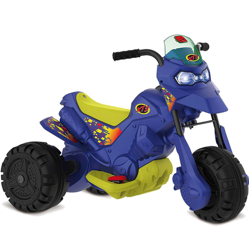 Moto Elétrica Infantil Criança Menino Motocross Homeplay Ver