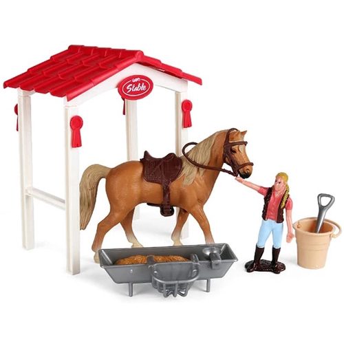 Large toy sales horse stable