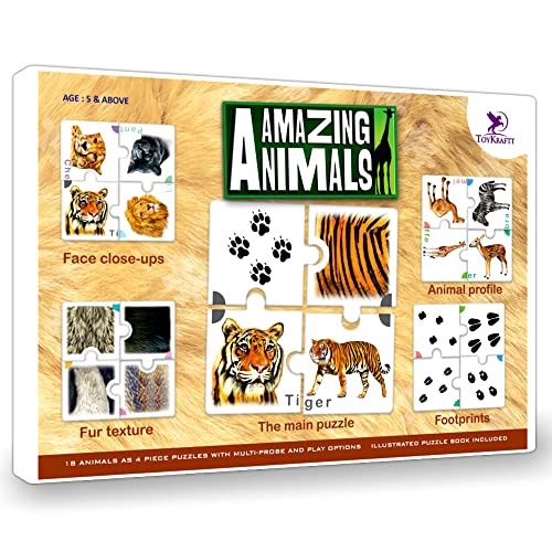 Kit 3 Jogos Infantil Quebra-Cabeca Animais Brinquedo Criança em Promoção na  Americanas