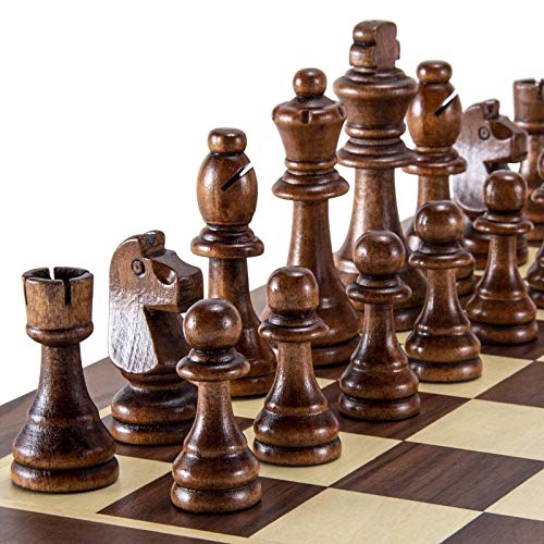 Chess Wooden Set - Large (Xadrez)