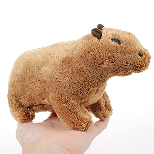 Capivara Roedor Brinquedo de pelúcia, bonito desenho animado Capivara  Stuffed Animal, Heal Your Mood, Super Soft Brown Doll Toy Figure, Animais  Selvagens Rastejando Brinquedos de pelúcia para crianças Amantes adultos em  Promoção