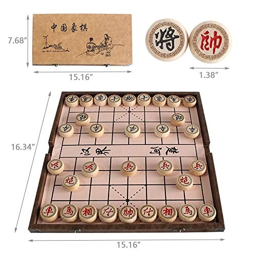 Toyvian Aprendendo Jogo De Xadrez Jogos De Tabuleiro Chineses Brinquedos De  Desenvolvimento Xadrez Chinês Xiangqi Jogo De Estratégia Xadrez