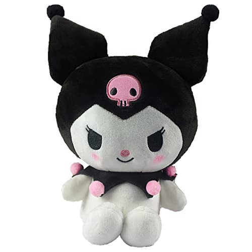 Kawaii Brinquedos de pelúcia adorável bonecas de desenhos animados boneca  de pelúcia macia para fãs crianças meninas 10in (preto) no Shoptime