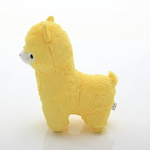 Yellow llama stuffed top animal