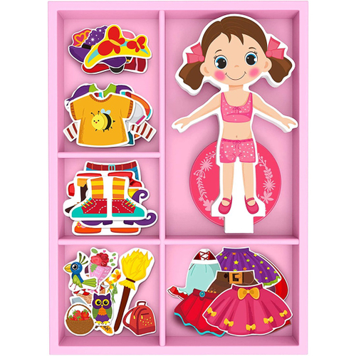 Kits De Vestir Bonecas Magnéticas, Boneca De Paper De Princesa Magnética,  Jogos De Vestir Magnéticos, Conjunto De Fantasias Para Meninas :  : Brinquedos e Jogos