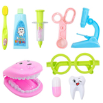 Maletinha Kit de Dentista com Acessórios Verde - 1272 - Pakitoys - DoRéMi  Brinquedos: As melhores marcas em brinquedos e artigos recretativos