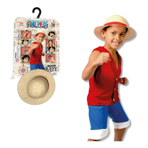 Macaco D. One Piece Luffy Cosplay Traje para Homens, Fantasia