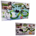 Pista Dino Dinossauro Track Car Infantil Radical Carro 252 peças T