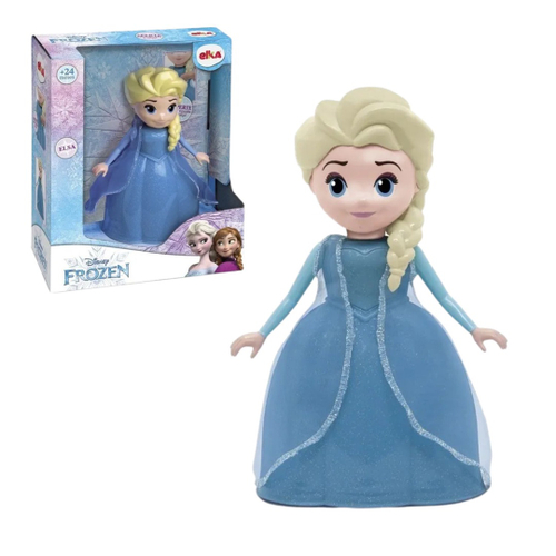 Boneca Princesa Disney - Elsa Musical - Canta Livre Estou - Frozen