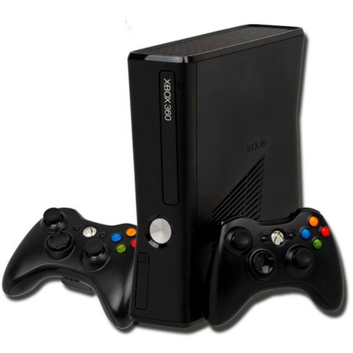 Microsoft Xbox 360 Super Slim 4gb + 3 Jogos Standard Cor Preto em