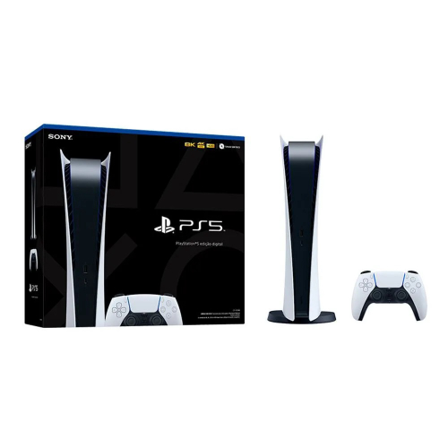 Suporte vertical para Playstation 5 com estação de carregamento por  ventilador de resfriamento para PS5 Digital Edition/Console Ultra HD, com