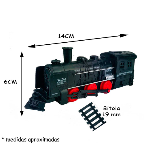 Trenzinho De Brinquedo Com Trilhos Kit Com 3 Trem Elétrico na Americanas  Empresas