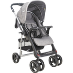Carrinho De Bebe Reversivel Kiddo Zap ii Melange Grafite