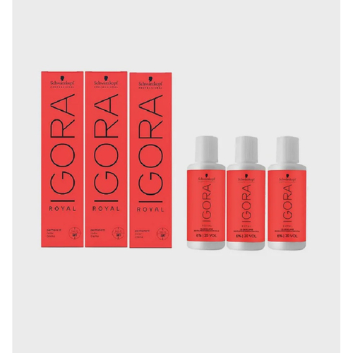 Kit Ox 9% 30 Volumes E Coloração 8-77 Schwarzkopf Igora em Promoção na  Americanas