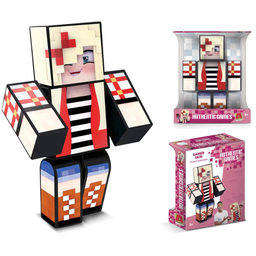 Boneco Lopers r Minecraft - 25cm - Algazarra - Boneco