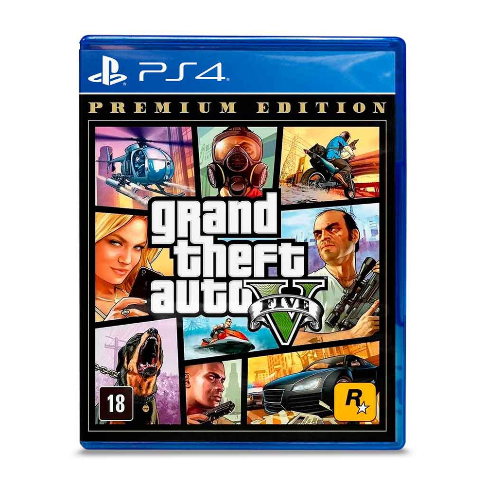 Imagem do produto Grand Theft Auto V: Premium Edition PS4 - Físico em Americanas