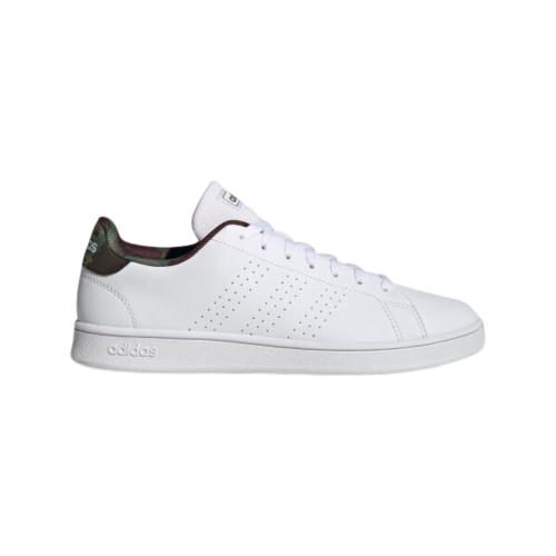 T nis Adidas Advantage Base Court Masculino Branco Verde em
