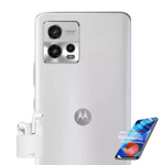 Smartphone Moto G72 Branco 128gb 6gb Motorola Tela 6,6 fhd + Octa core Camera Tripla 108 + 8 + 2Mp com Fone Bluetooth Sport e Pelicula