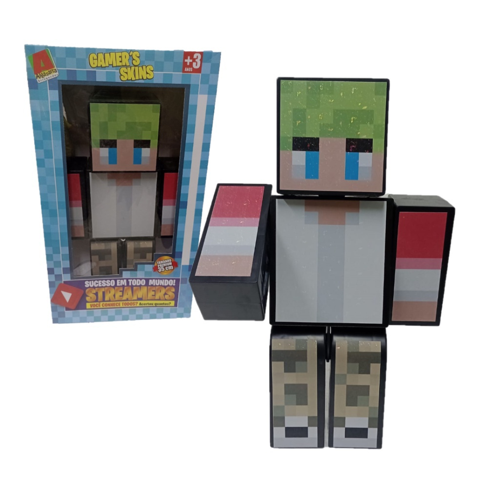 Boneco Streamers - George - Minecraft - Algazarra. em Promoção na Americanas