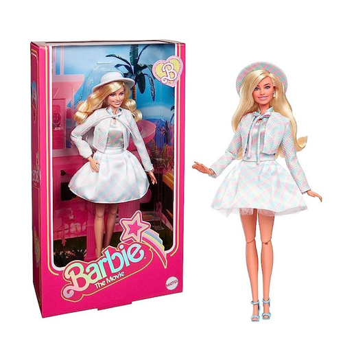 Boneca Articulada - Barbie Filme - Vestido Xadrez Rosa - Mattel