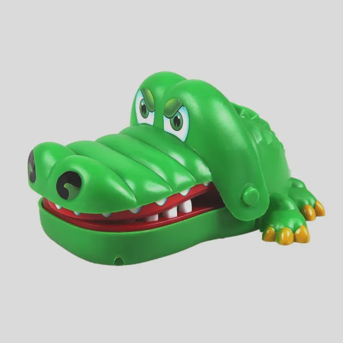 Jogos infantil Crocodilo Dentista Brinquedo Aperta Dente Crocodilo dentista  Jogo de Mesa Polibrinq em Promoção na Americanas