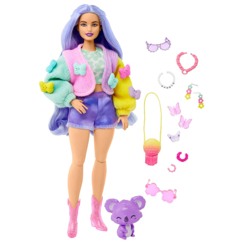 Boneca Barbie Fashionistas Menina Moderna Cabelo Azul - Roupa Fashion  Vestido Rosa Tênis Branco E Acessório Pochete - Número 143 - Mattel  Brinquedos em Promoção na Americanas