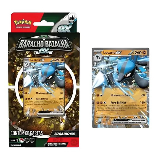 Jogo De Cartas Pokemon Lata Combatentes V em Promoção na Americanas