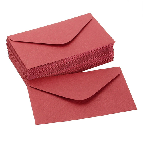 50pcs Envelopes De Papel Em Branco Colorido Mini Envelope De Convite De Casamento Em Branco Nas Americanas (largura) 11 cm x (altura) 8 cm. americanas