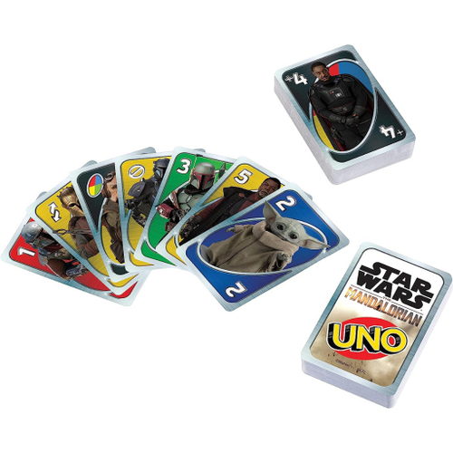 Jogo Cartas Uno Star Wars Mandalorian Baby Yoda Hjr23 Mattel