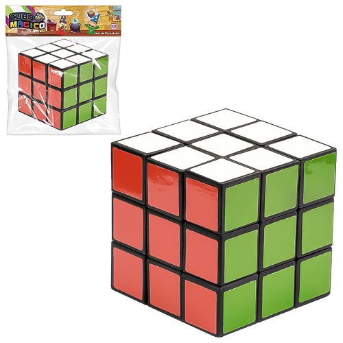 Kit 12 Cubo Mágico Brinquedo Infantil Giro Rápido Colorido