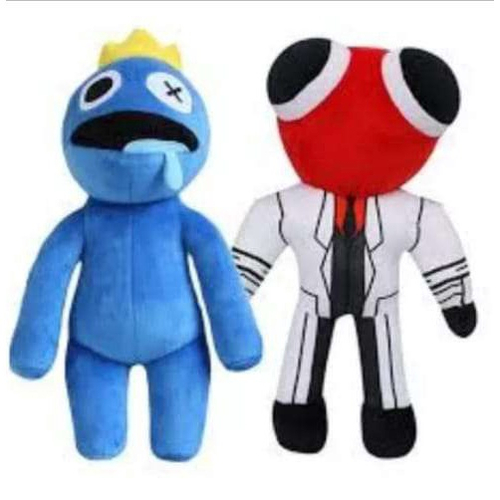 Kit 2 Boneco Pelúcia Blue Azul Babão Jogo Roblox p/ Crianças