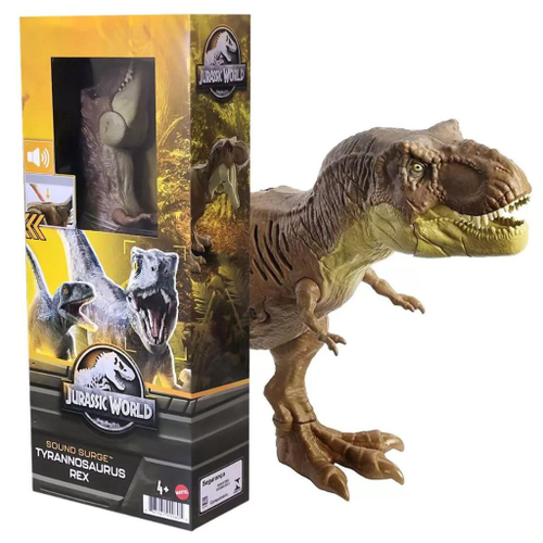 Jurassic World Domínio Ataque e Devore T-Rex Com Som- Mattel