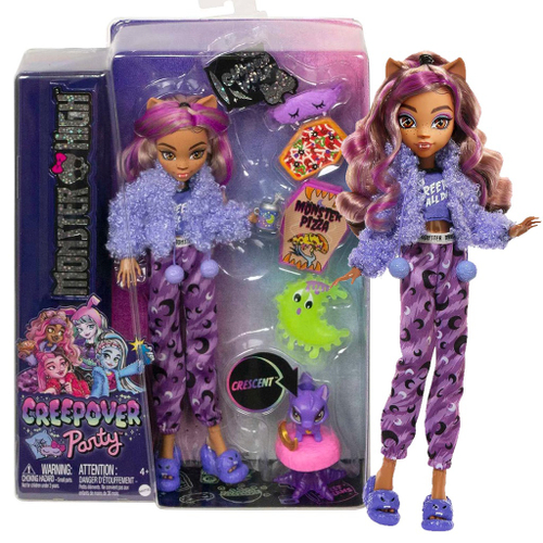  Monster High Clawdeen Wolf Fashion Doll with Purple