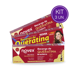 Kit Novex Recarga De Queratina 80g C/3