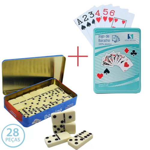 Brinquedo Box 7 Jogos Clássicos jogo do mico dominó dama ludo sobe