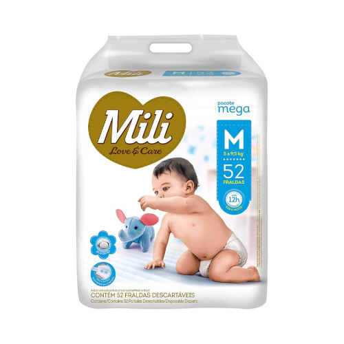 Fralda Mili Love Care Giga – Clube Baby Promoções para Mamães e Bebês