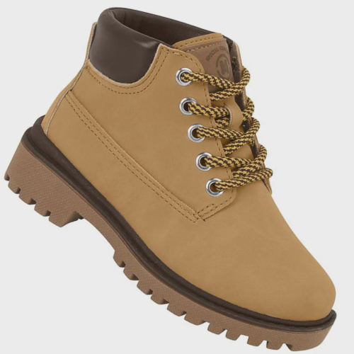 Bota Caterpillar de Couro Coturno Masculino Ref. 2190 Cor Brown