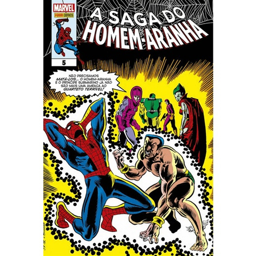 Hq Marvel Saga - O Espetacular Homem-aranha Vol 5 - Panini - Revista HQ -  Magazine Luiza