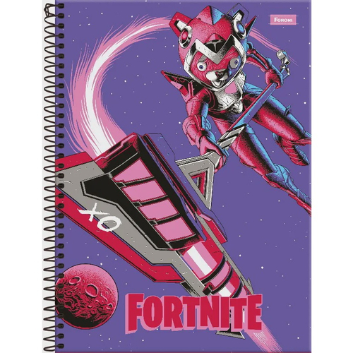 Caderno C/D 01 Materia Fortnite Foroni