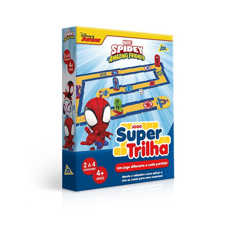 Jogo de Trilha Infantil - Marvel - Spiderman - Toyster