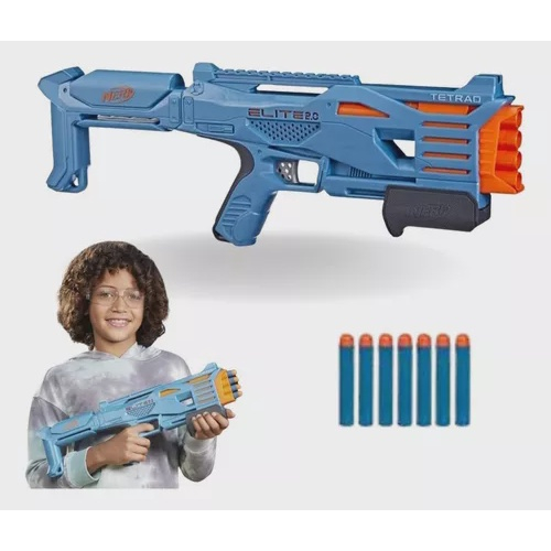 Lança Dardos Nerf Elite 2.0 Phoenix CS-6, Lançador Motorizado e Clip para 6  Dardos - E9962 - Hasbro : : Brinquedos e Jogos