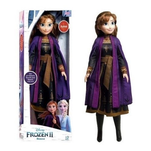 Boneca Gigante Frozen Elsa C/ Som 73cm 2838-2 em Promoção é no Buscapé