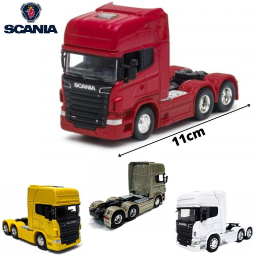 Caminhão Volvo Container Welly 1:64 Vermelho no Shoptime