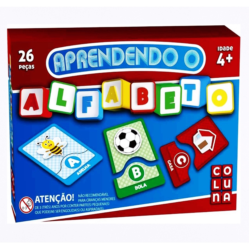 Jogo pedagogico do alfabeto