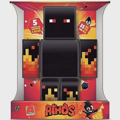 Boneco Athos r Minecraft - 25cm - ZOOM BRINQUEDOS E PRESENTES