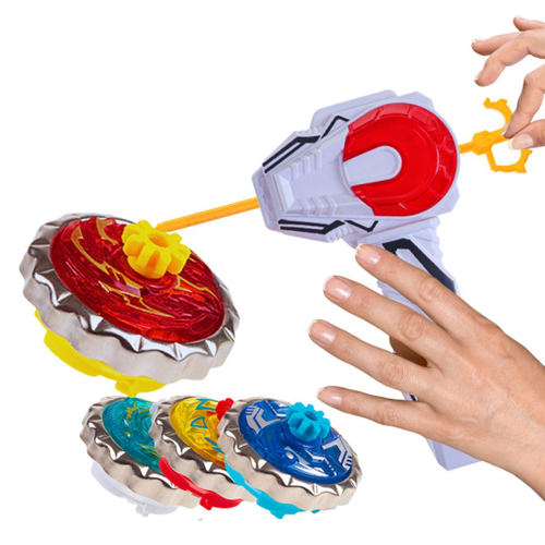 Kit Beyblade Metal 5D Brinquedo 4 Peões Led Toys na Americanas