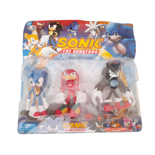 Kit Sonic Cartelado com 4 Bonecos 12 cm em Promoção na Americanas